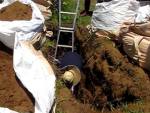 土葬の遺骨を散骨