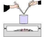 遺骨の色が茶色