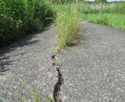 道路の崩壊