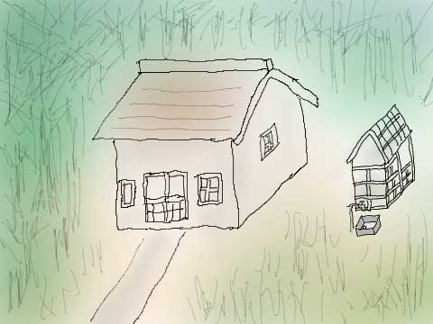 空き家のイラスト