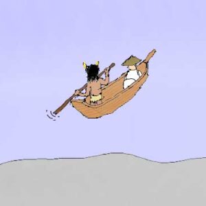 三途の川のイラスト