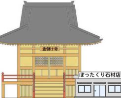 指定石材店のイラスト