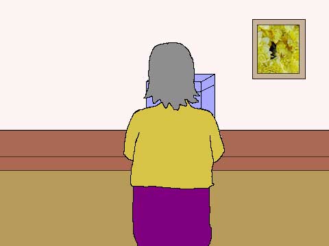 自宅に遺骨を保管のイラスト